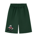 Unisex Raw Edge Fleece Shorts